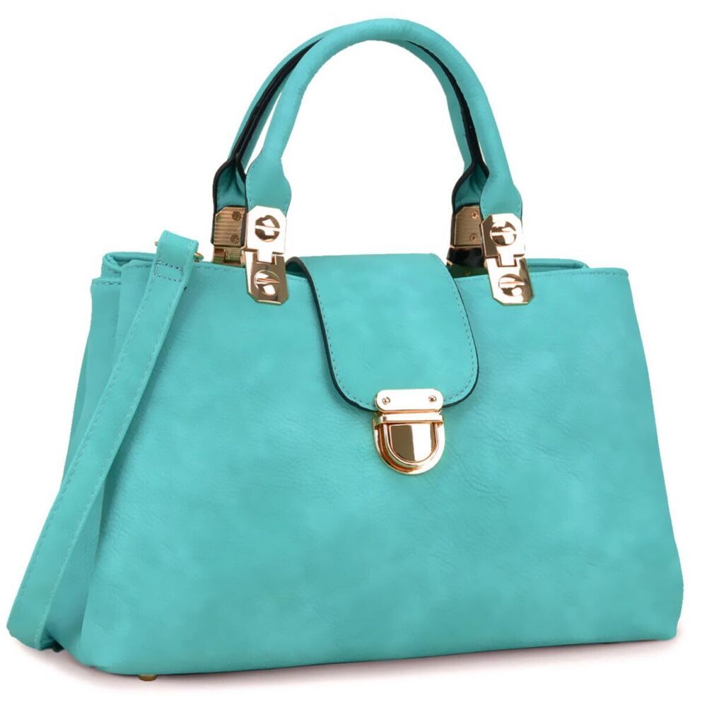 3185 Satchel Handbags Top Handle Purse Medium Tote Bag Vegan Leather
